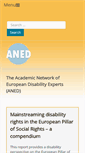 Mobile Screenshot of disability-europe.net